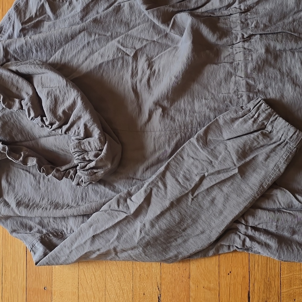 AllSaints, Calla Fishtail Parka Jacket Coat, Gray, EUC, Women's M - Picture 14 of 16